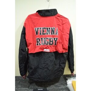 VIENNA Virginia Rugby‎ VYI Pullover Game Jacket VENTED Windbreaker MENS M